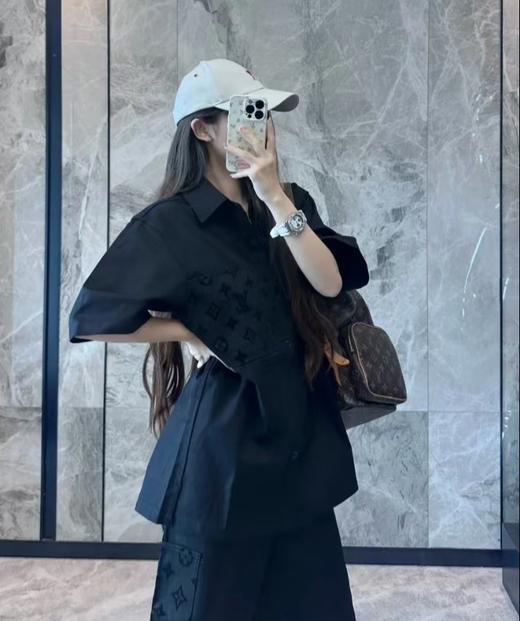 驴家植绒口袋印花短袖衬衫（DY） 商品图7