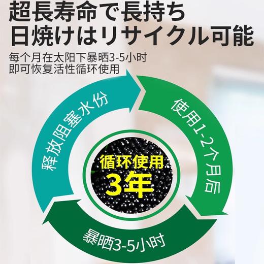 【除湿利器❗️防潮除湿袋】高效吸湿活性炭，快速吸附空气中多余水汽，告别潮湿黏腻，持续稳定发挥作用，不用频繁更换，家用室内衣柜吸湿盒回南天除湿神器L 商品图4