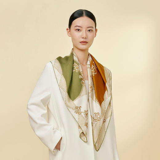 万事利双面印花大方巾-苍穹 商品图0