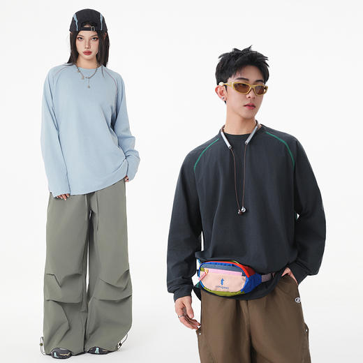 热卖！舒适亲肤、轻薄透气，还防晒！BHOVKEM 户外速干长袖T恤 男女同款 日常百搭 防晒/速干 5色可选 商品图4