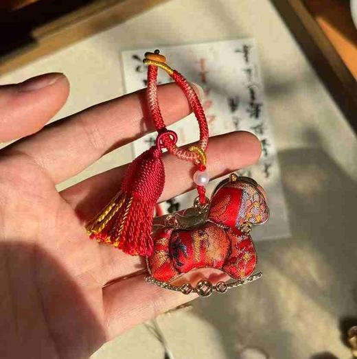 两件送帆布袋 可溯源 武当直发【起福礼 非遗宋锦包挂/钥匙扣】多种款式 开年必备 商品图9