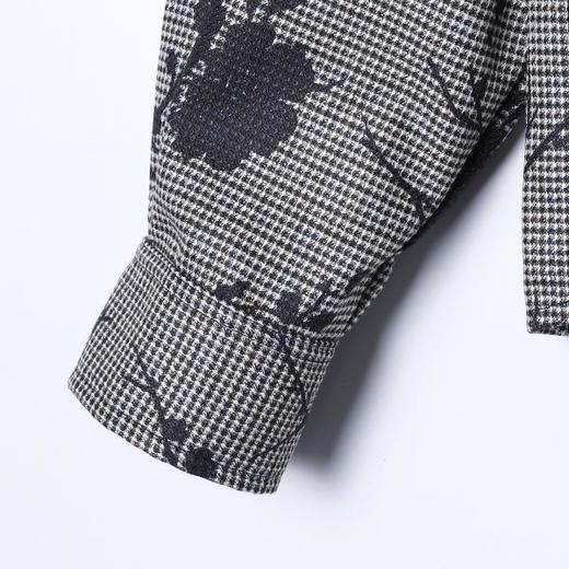 26CS45SDSA男装2026新款高贵轻奢时尚百搭撞色花卉拼接连帽衬衫外套百搭 商品图3