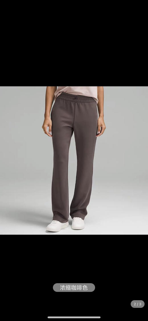原单正品Lu家Softstreme女士高腰直筒裤030502 商品图3