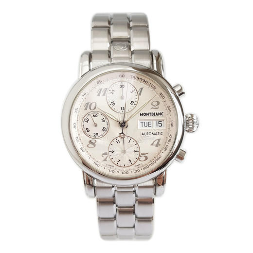 【95新】Montblanc万宝龙5222自动机械日期显示、星期显示38mm（男款）明星系列精钢230226NJS19 商品图0