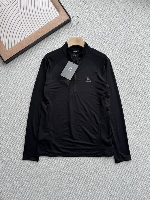 点此购买 凯乐石春季男士半拉链速干透气吸湿排汗功能长袖T恤 lhy 341269 商品图3