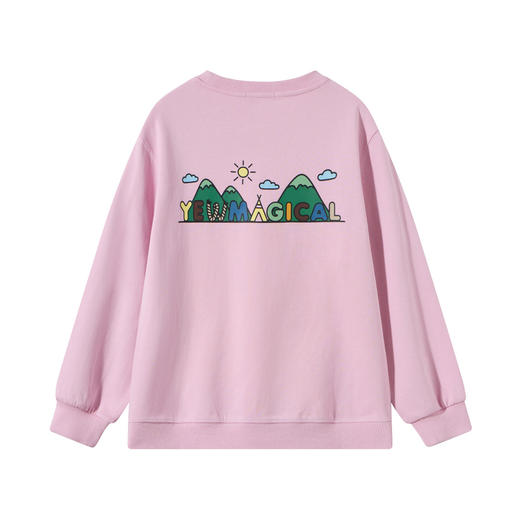 【MQD】童装男大童26春季新款儿童学院印花潮酷保暖休闲圆领长袖卫衣 商品图4