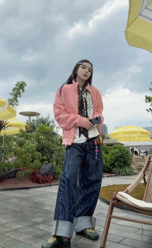 驴家25ss提花木纹牛仔长裤（DY） 商品图2