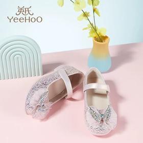 ⁵【英*式闪亮蝴蝶结水晶鞋】女童公主鞋 31-37码可拍 YY05-QTT-WWYX