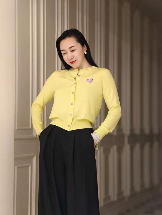 【3.6上新】早春鹅暖🌸云雀黄羊绒开衫 商品图4