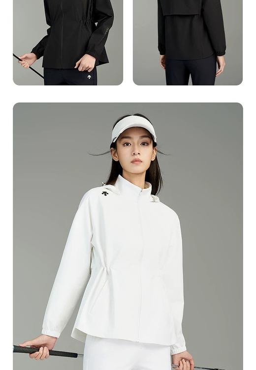 点此购买 迪桑特春秋季高尔夫女士EV夹克外套 bk 341320 商品图7