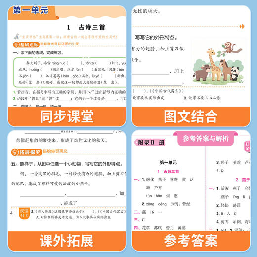 2026春黄冈小状元作业本、达标卷小学语文数学英语科学123456年级下册任选小学同步作业本单元试卷 商品图3