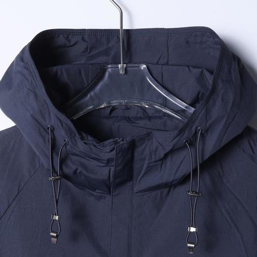 SDSA男士秋冬新款痞帅男装潮牌褶皱纯色拉链立领连帽夹克外套百搭 商品图1