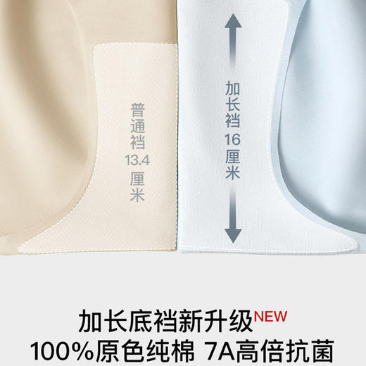 ubras无尺码包臀中腰平角裤（三条装）UE2333164 商品图3