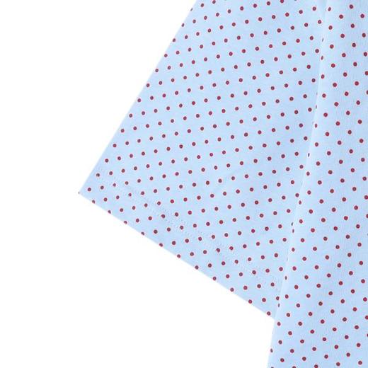 SDSA夏季新款男士痞帅简约撞色波点圆领短袖T恤简约休闲百搭上衣 商品图3