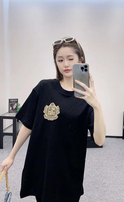 驴家25ss小狗金线徽章短袖T恤（DY） 商品图2