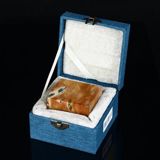 孤品17895精品昌化石红花大方章投稿比赛参展5.3*5.3*7.0cm 商品图4