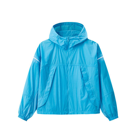 安踏梭织运动外套女2026夏季新款宽松防紫外线运动上衣162628603 商品图5