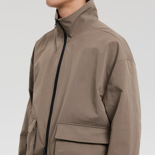 MODE COMMUTER | MC春季条感纹理梭织轻工装立领夹克MCF121059A 商品图4