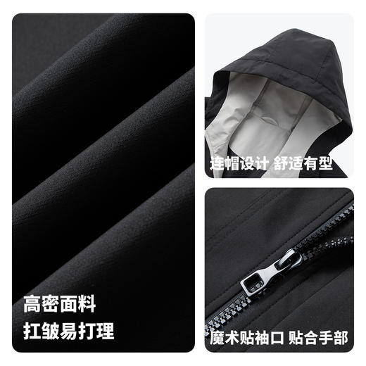 【休闲风】圣得西时尚工装连帽夹克外套男款2026新款春季撞色上衣 商品图4