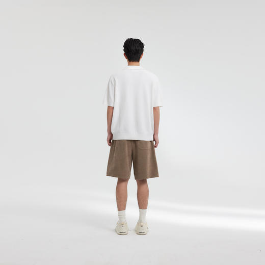 MODE COMMUTER | MC欧棉绒阔腿型针织短裤MCF122126A 商品图2