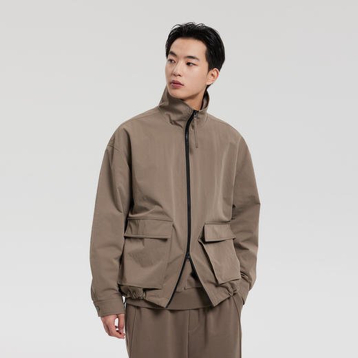 MODE COMMUTER | MC春季条感纹理梭织轻工装立领夹克MCF121059A 商品图3