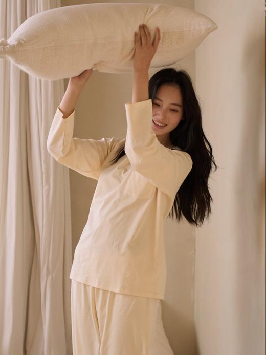 【多妈团购 无印家居风拼色家居服9841】超柔软，穿上都舍不得脱~93.9%棉，吸湿透气，细腻清爽，宽松剪裁，身材包容性绝了-连横 商品图13