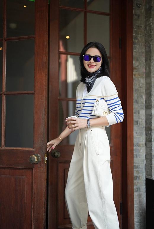 爆款3-7天发货！cosAcosB秋季天丝干爽两面穿条纹V领开衫M9019 商品图1