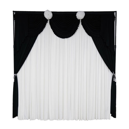 素花安魂灵堂布高级灵堂殡仪馆家用悼念灵堂布置 商品图0