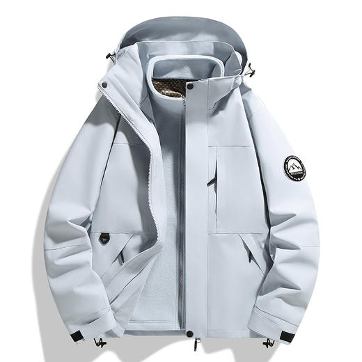 JEEP SPIRIT三合一冲锋外套，纳米技术升级仿荷叶式面料，男女同款时尚百搭 商品图5