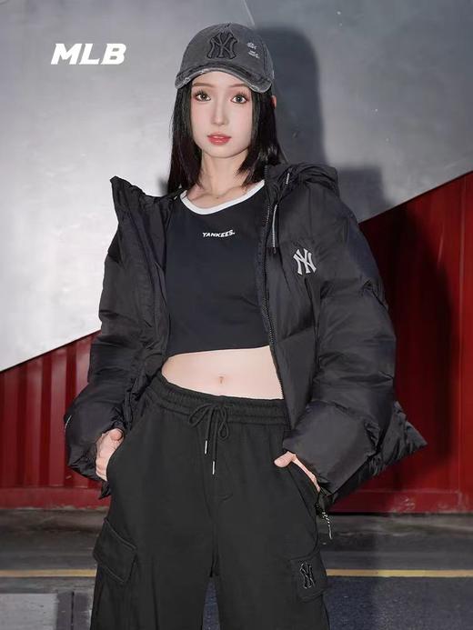 【限时秒杀】MLB男女百搭氛围感连帽鹅绒羽绒服3ADJB4056【无货退款处理】 商品图1