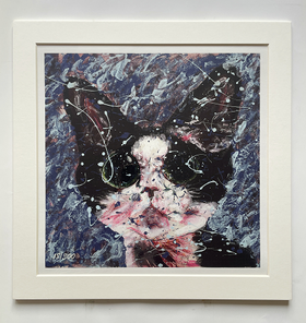 喵内版画 绽放猫bj