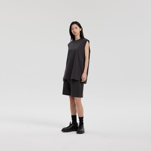 MODE COMMUTER | MC匹马棉柔软耐磨圆领微阔无袖背心 商品图1