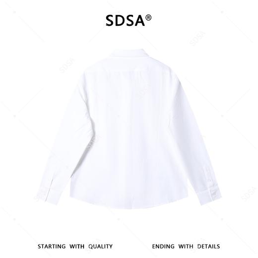 76504SDSA男装2026新款高贵轻奢韩系复古风格纯色长袖衬衫百搭宽松衬衣 商品图5