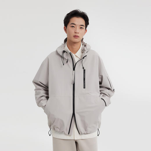 MODE COMMUTER | MC春季双层复合轻质防泼溅连帽风衣MCF108058A 商品图3