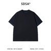 SDSA男装2026新款复古基础款上衣重磅撞色设计宽松短袖休闲T恤 商品缩略图0