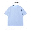SDSA夏季新款男士痞帅简约撞色波点圆领短袖T恤简约休闲百搭上衣 商品缩略图0