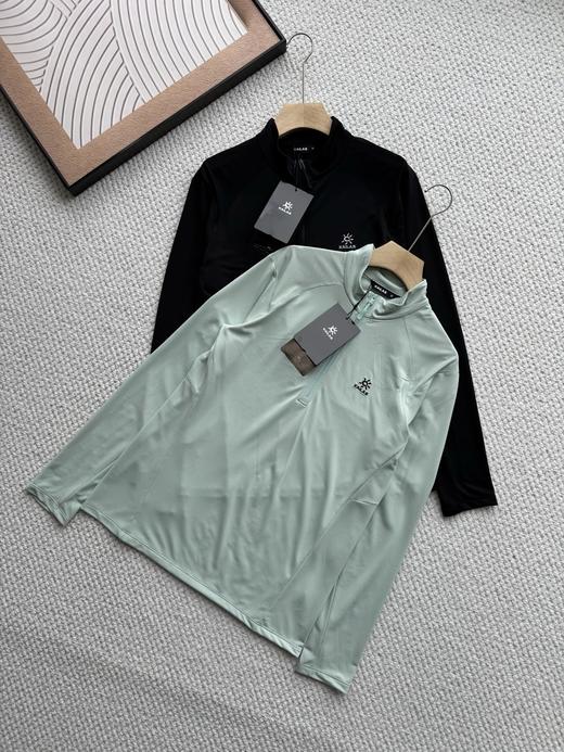 点此购买 凯乐石春季男士半拉链速干透气吸湿排汗功能长袖T恤 lhy 341269 商品图0