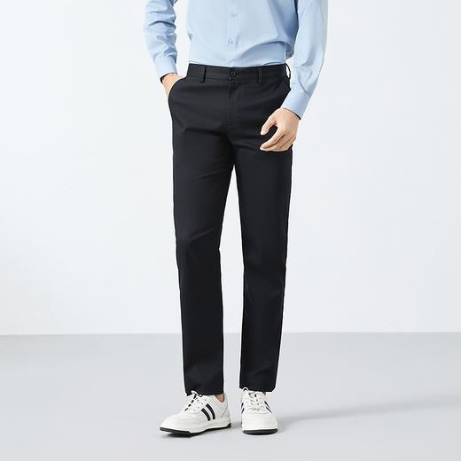 【含莱赛尔】柒牌男装休闲裤男2025春季新款商务简约修身直筒长裤 128H71530 商品图1