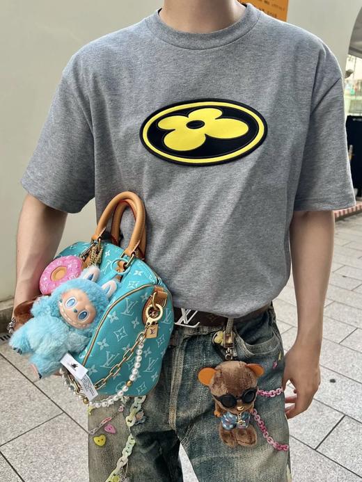 驴家25ssNigo联名灰色刺绣logo短袖T恤（DY） 商品图2