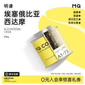 明谦西达摩ALO咖啡豆埃塞俄比亚手冲冰美式咖啡黑咖啡新鲜浅烘焙