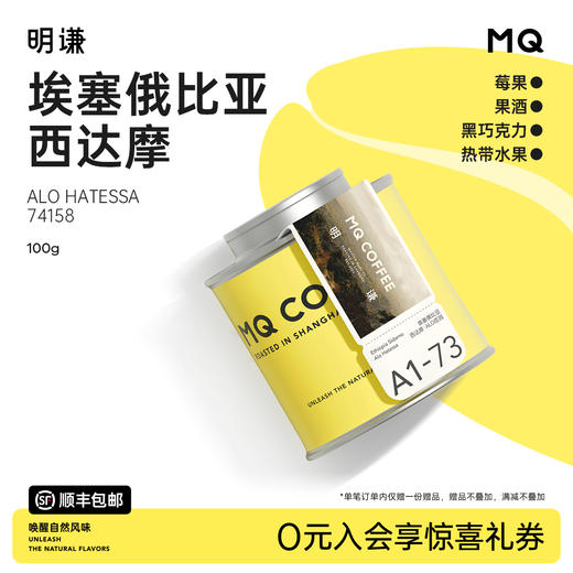 明谦西达摩ALO咖啡豆埃塞俄比亚手冲冰美式咖啡黑咖啡新鲜浅烘焙 商品图0