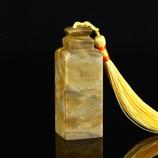孤品17870昌化石博古钮章落款章闲章2.5*2.5*7.4cm 商品图2