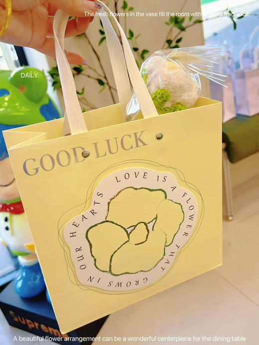 女神节毛线花零食礼袋 商品图0