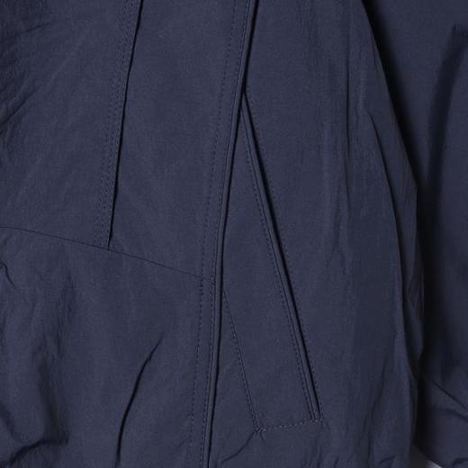 SDSA男士秋冬新款痞帅男装潮牌褶皱纯色拉链立领连帽夹克外套百搭 商品图2