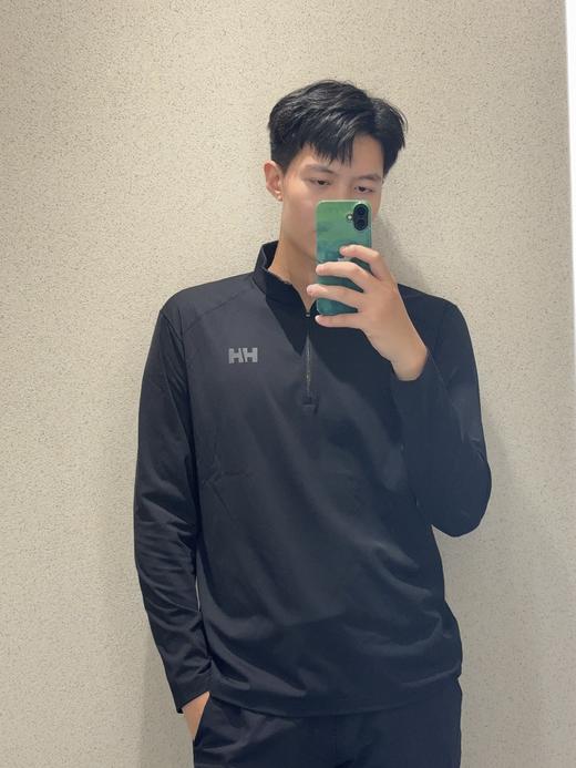 毒家！春款上新！ 两色  HH海丽汉森高弹半拉链长袖  弹力长袖 商品图2