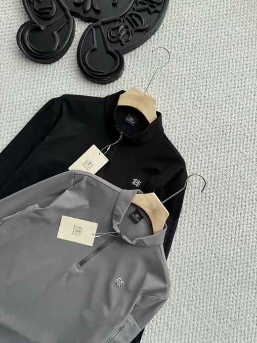 点此购买 可隆春秋季户外休闲衣吸湿排汗抗菌男士弹力半拉链长袖T恤 LL 341289 商品图10