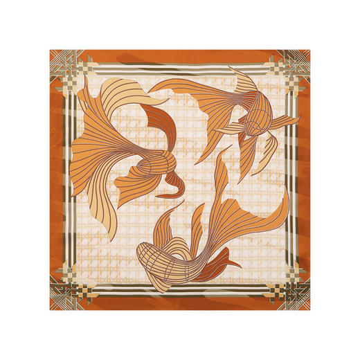 万事利双面印花中方巾-锦程 商品图4