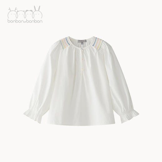 意发白打揽彩色上衣 商品图3