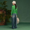 尹默质感小坎肩绿色开衫 商品缩略图2
