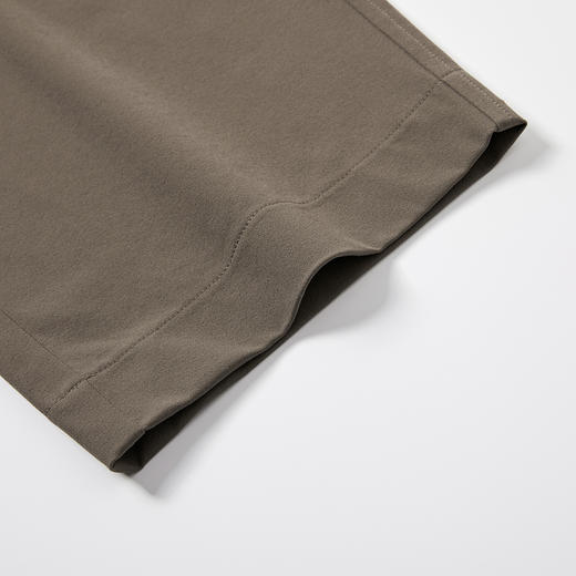 MODE COMMUTER | MC锦纶混纺全松紧腰亲肤斜纹宽松直筒型梭织长裤 商品图4